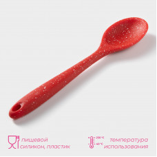 Кондитерская ложка силиконовая жаростойкая 27 см цвет микс