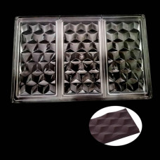 Пластиковая форма для шоколада "Плитка кристалл"